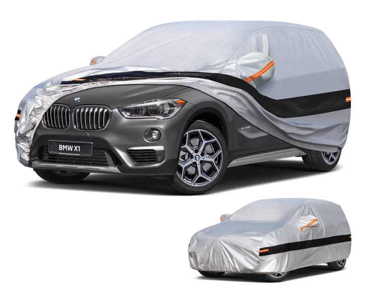 Autoabdeckung SUV Passend für BMW X1 E84/F48/F49/U11(2009-2025) 10 Schichten Vollgarage Auto Abdeckp