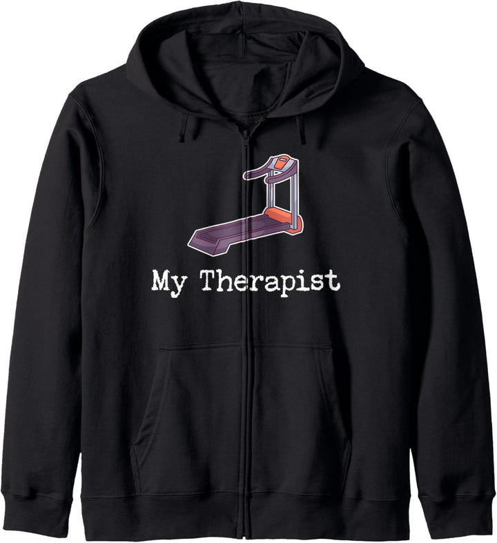 Lustiger Workout Spruch Gym I Fitness-Laufband Heimtrainer Kapuzenjacke