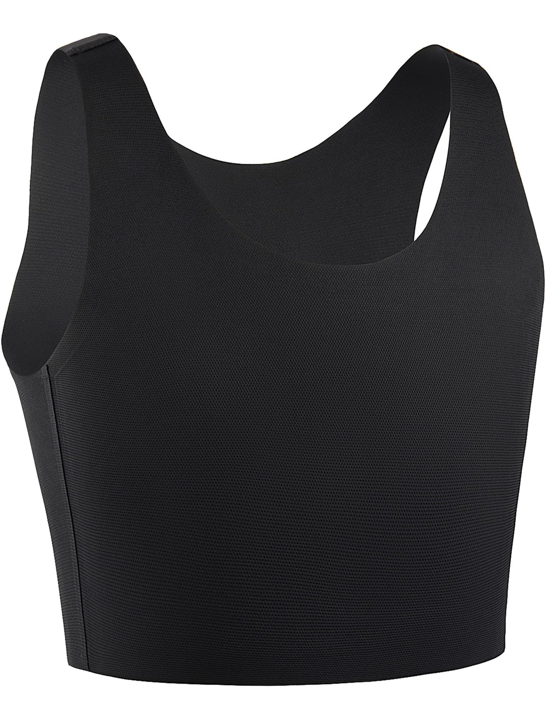 XUJI Brust Binder Trans FTM Atmungsaktive Kompression Nahtlos Top für Transgender XL Schwarz, XL Sch