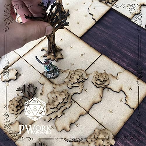 The Forest (La Foresta) – 3D Tactical Maps Rpg Fantasy Dungeon Tiles – Taktische 3D-Karten, modular,