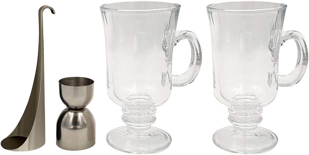 COOKUT - ICO Irish Coffee – Machen Sie einen perfekten Irish Coffee Home Home – Spezialwerkzeug inkl