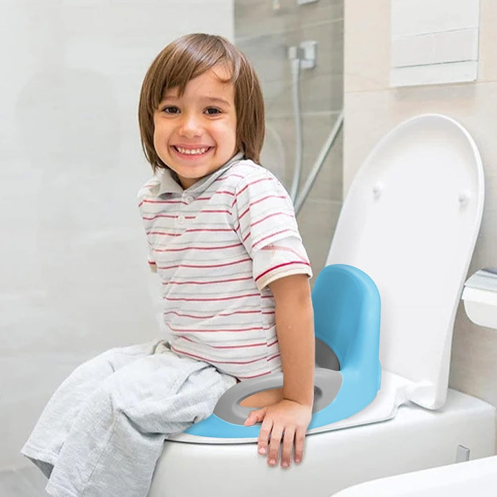 Kinder Toilettensitz WC-Sitz Töpfchen Training Sitze Kloaufsatz, Blau, Blau