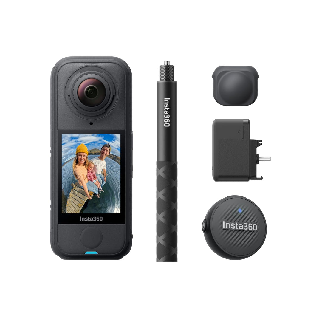 Insta360 X4 Air Creator-Bundle - 165 g leichte 8K 360 Actionkamera Graphitschwarz Ultimativ-Creator-