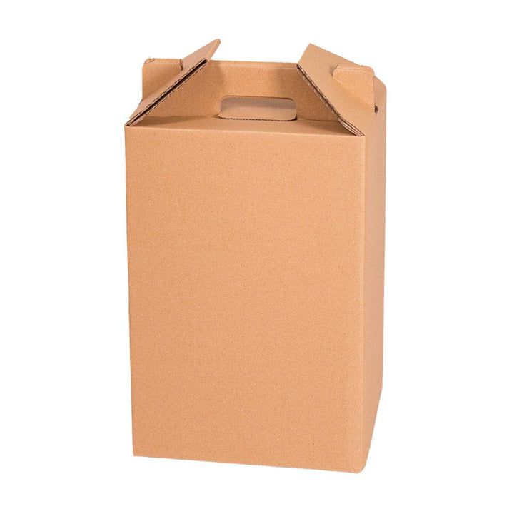 ONLY BOXES, Weinbox, Set mit 4 Weinflaschen, Box für Weihnachten, Braun, 4 Stück