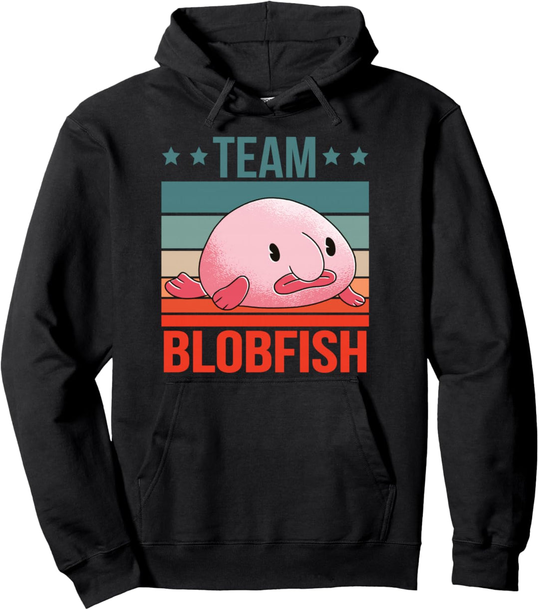 Team Blobfisch Tiefsee Fisch Blobfisch Pullover Hoodie
