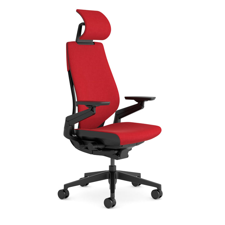 Steelcase Gesture Ergonomischer Bürostuhl mit 360° Armlehnen, 3D-Live Back Lumbalstütze, anpassbarer