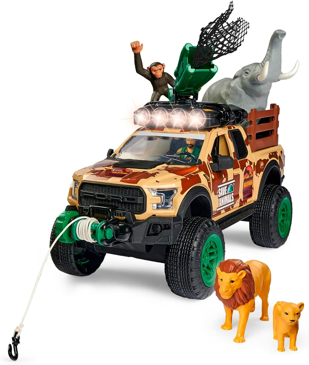 Dickie Toys Wild Park Ranger Set, Try Me 203837016 Tarnfarben