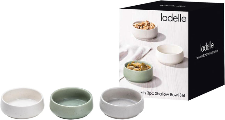 Ladelle Elements Schalenset flach assortiert Set3
