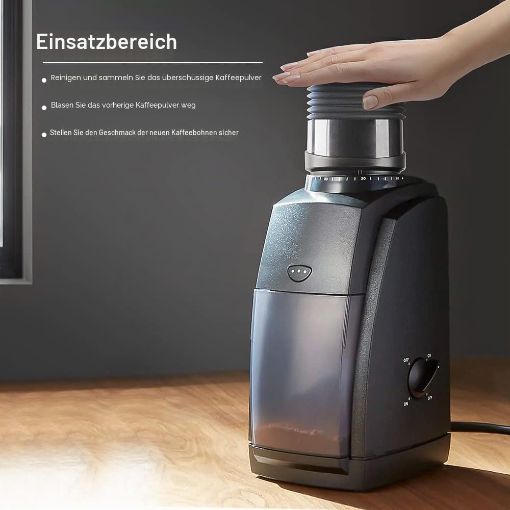 CAFEMASY Einzeldosis-Trichter mit Silikonbalg und Aluminiumdeckel, Kaffeemühle, Reinigungszubehör, W