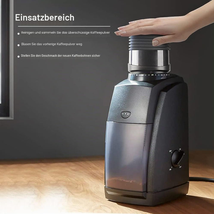 CAFEMASY Einzeldosis-Trichter mit Silikonbalg und Aluminiumdeckel, Kaffeemühle, Reinigungszubehör, W