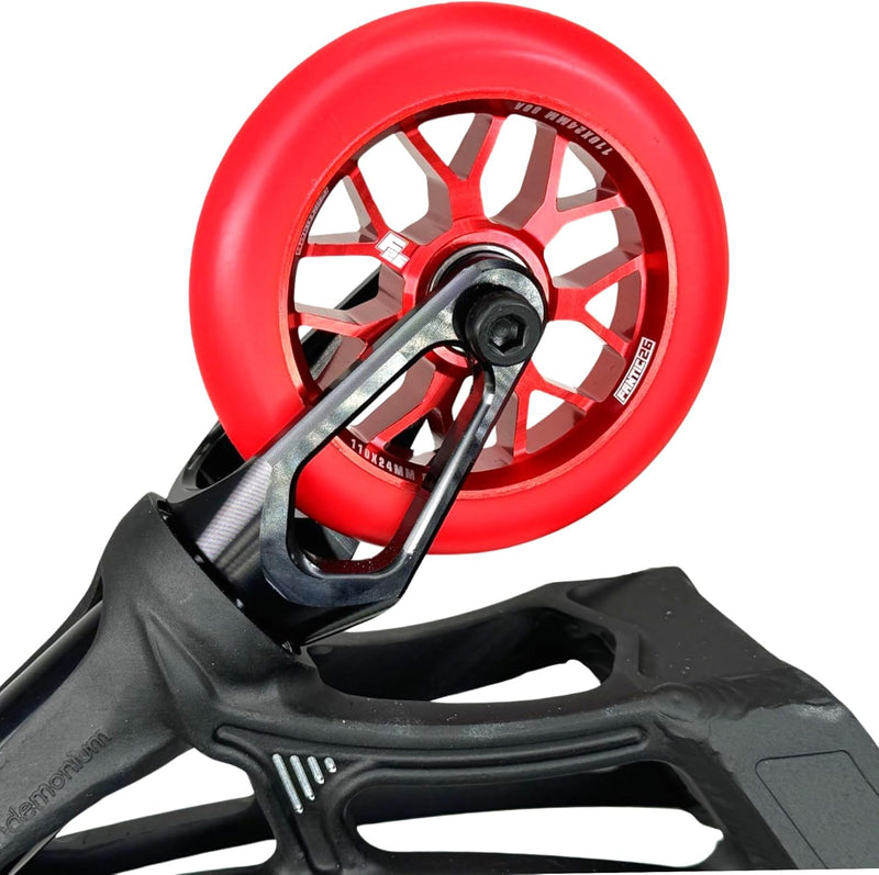 Fantic26 Spy7 Stunt Scooter Rolle I Trick I Tret I Kinder I Roller I Wheel I 110mm I ABEC 11 I Schne