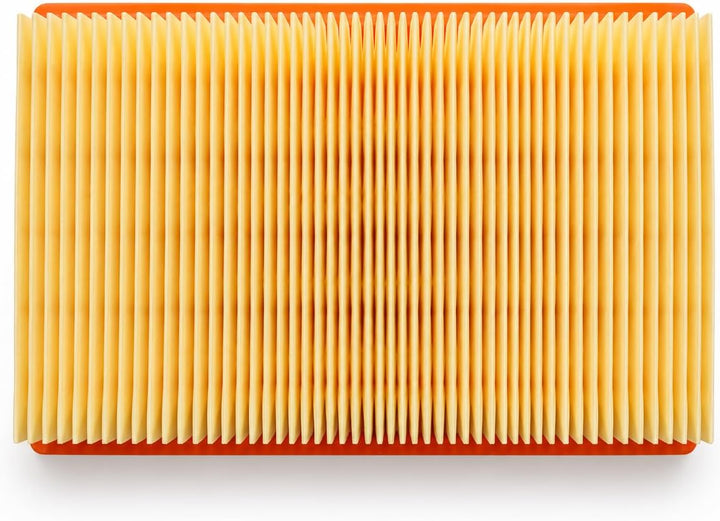 M&amp;M Smartek 2x Flachfaltenfilter für Kärcher WD4-WD6/MV4-MV6 | Passgenauer Kassettenfilter für Nass-