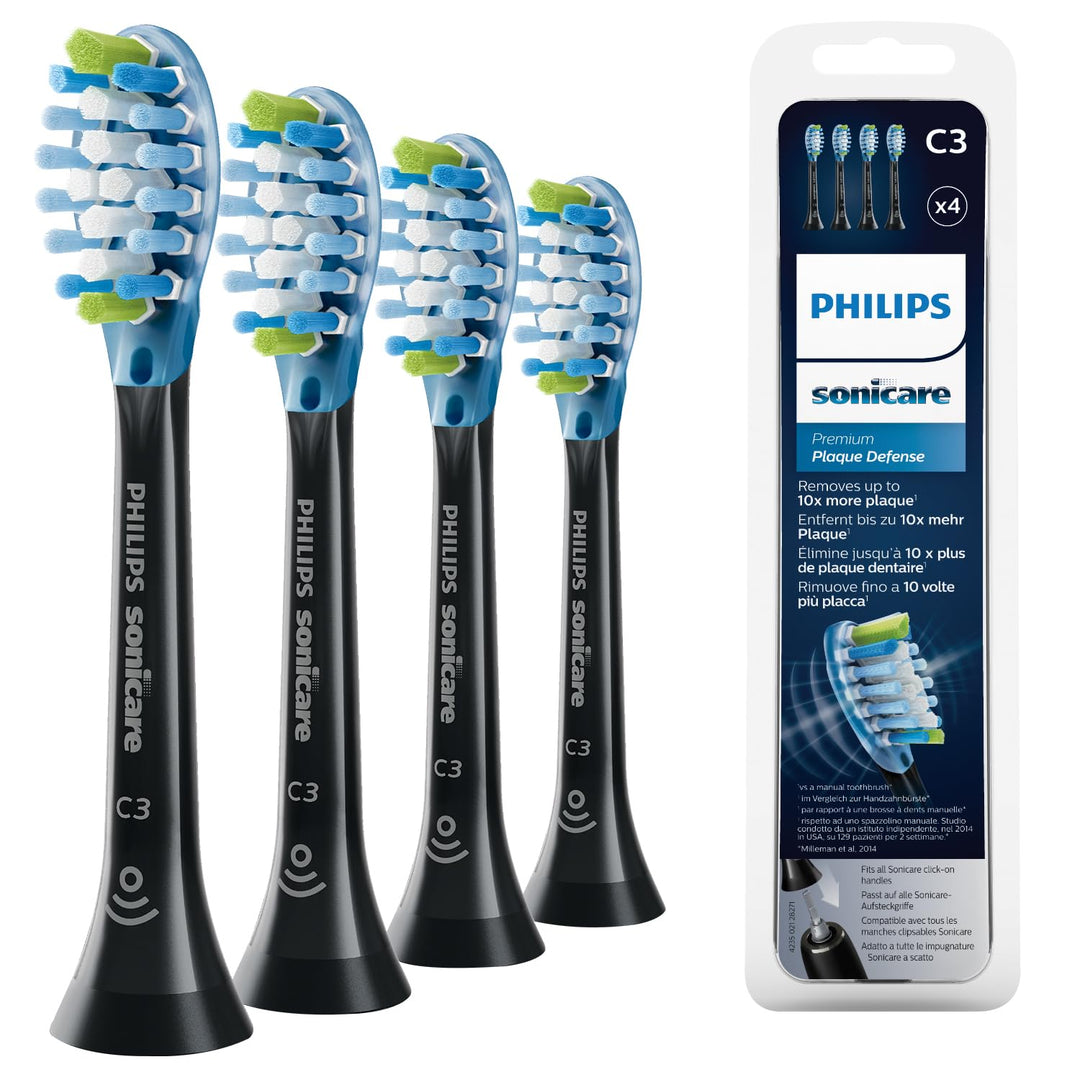 Philips Sonicare Original C3 Premium Plaque Defence Standard Schallzahnbürstenköpfe - 4er-Pack in Sc
