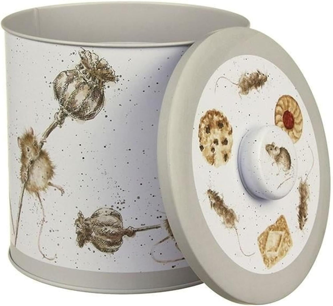 Wrendale Design Keksdose mit Deckel rund Mouse - 16cm Mehrfarbig, Mehrfarbig