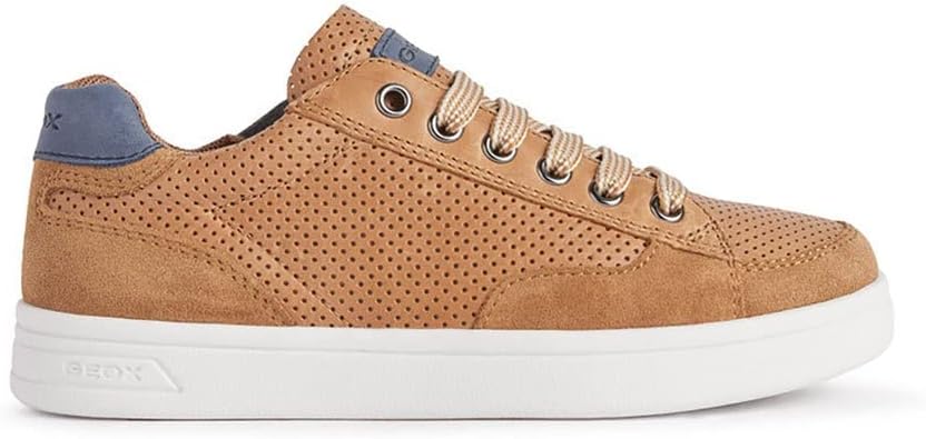 Geox Jungen J Djrock Boy B Sneakers 30 EU Cognac Navy, 30 EU Cognac Navy