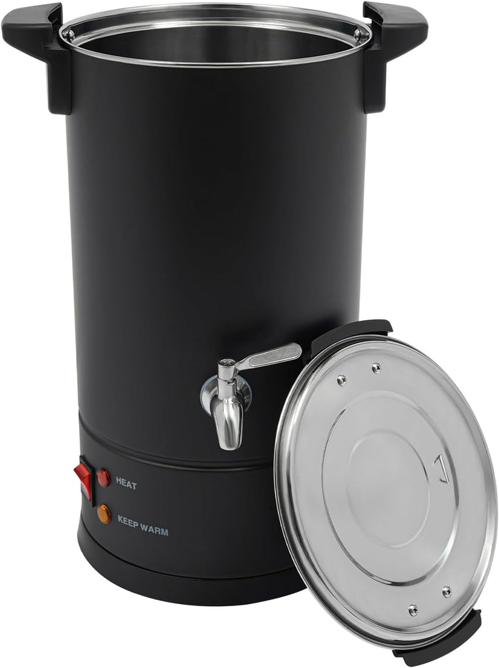 WINPANG Wachsschmelzer 10L 1800W Wachsschmelztopf für Kerzenherstellung, | 30–110°C Antihaft Elektri