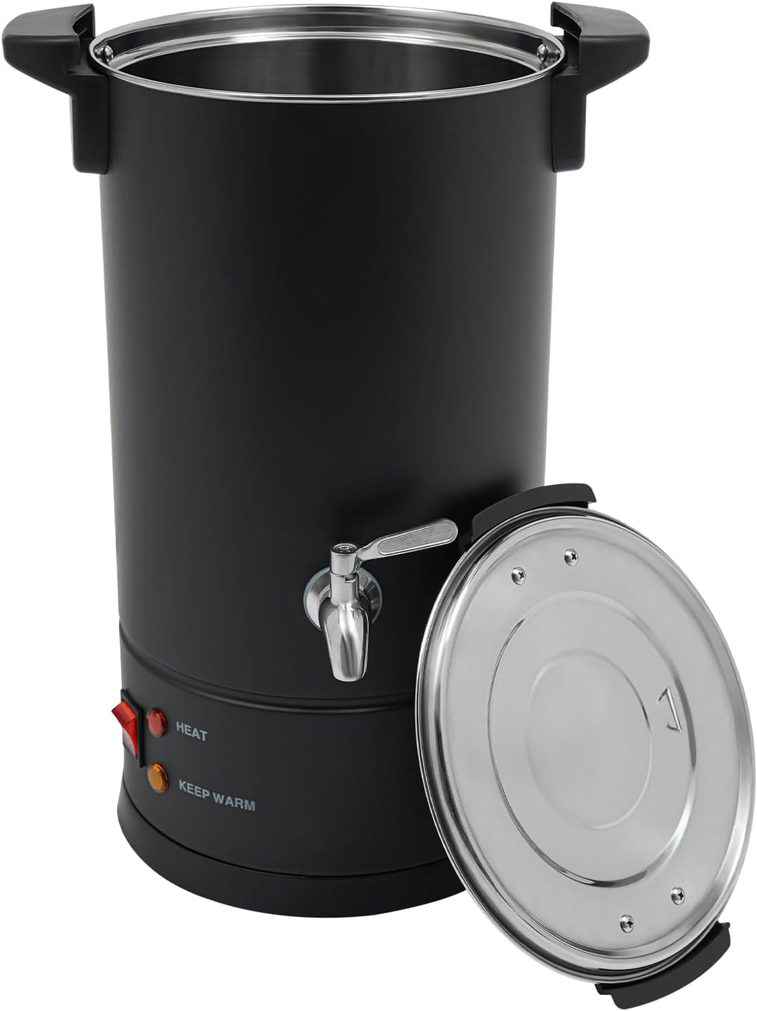 ZNLLQZN 10L 1800W Wachskocher Wachsschmelzer Wachsschmelzgerät (Schwarz) | 30-110°C, Heizen &amp; Warmha