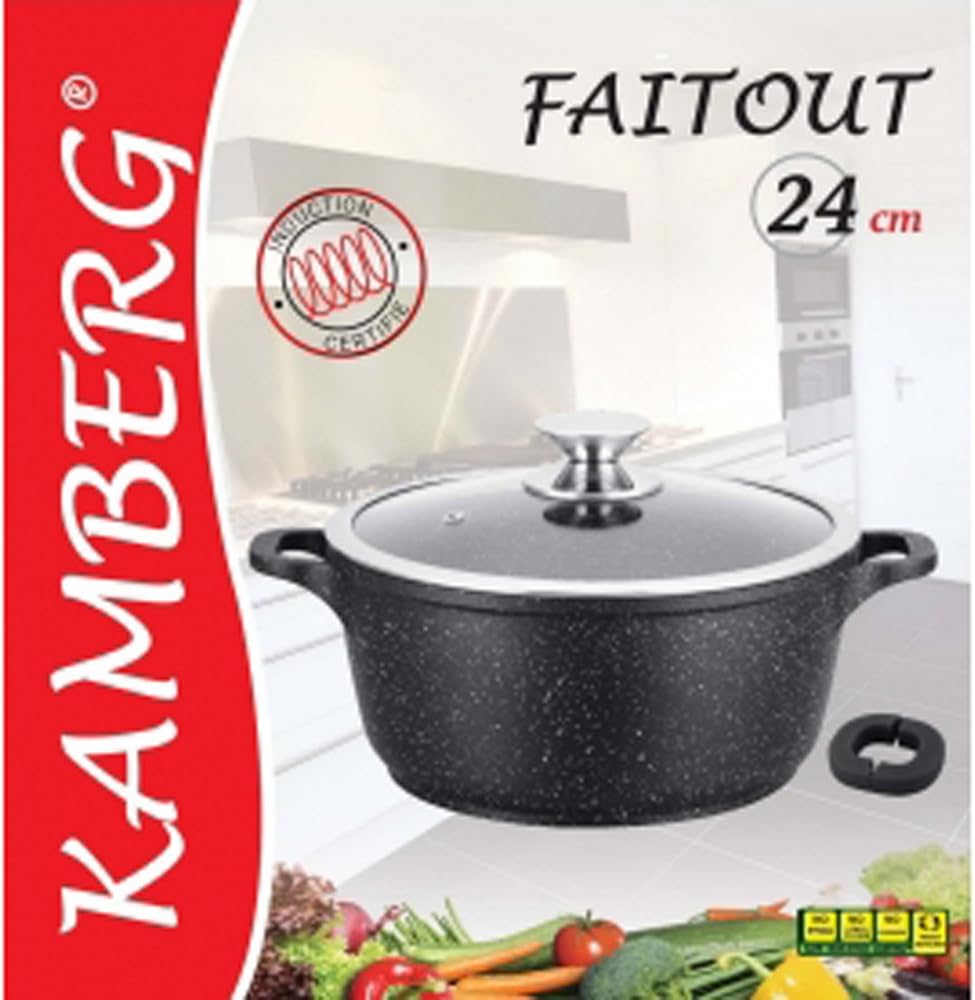 Kamberg Kochtopf 24/28 cm für alle Herdarten