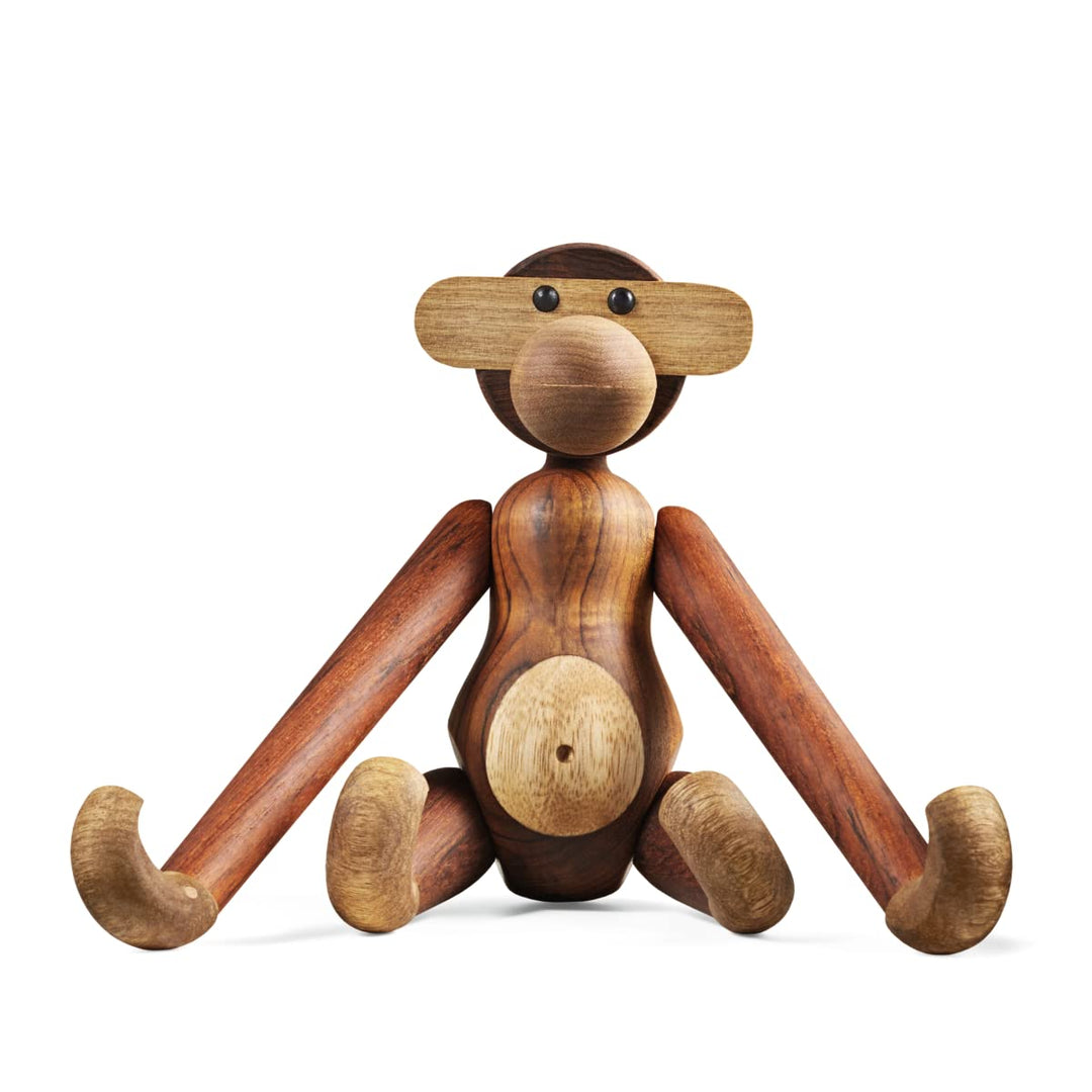 Kay Bojesen AFFE mittel Figuren 28 cm Affen Weihnachtsdekoration, Holz klein Eiche/Ahorn, klein Eich