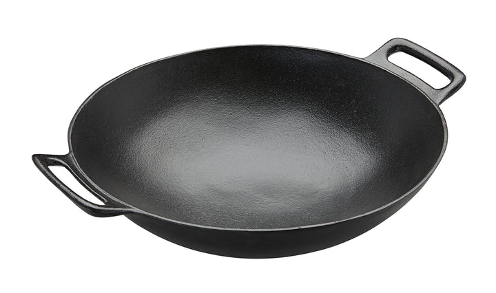RÖSLE VARIO Wok, Hochwertiger Wok aus emailliertem Gusseisen zum scharfen Anbraten, asiatische Küche