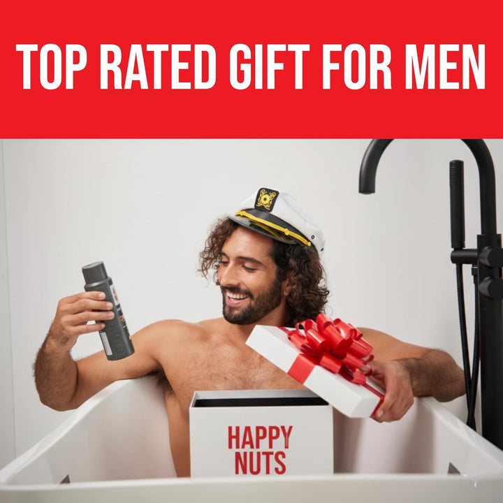 HAPPY NUTS The Ballber PRO Elektrischer Körperhaarschneider für Männer – Herren-Körperpflegeset für