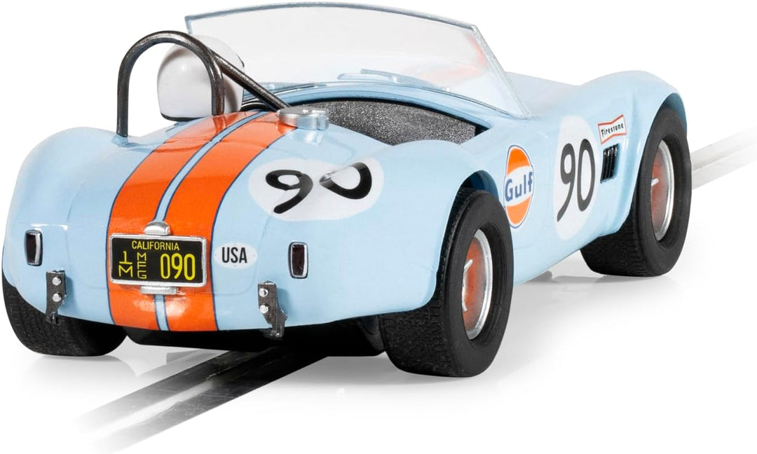 Scalextric C4509 1:32 Shelby Cobra - Gulf #90 HD - Slotcar, Rennbahn, Auto für Rennbahn, Rennbahnaut