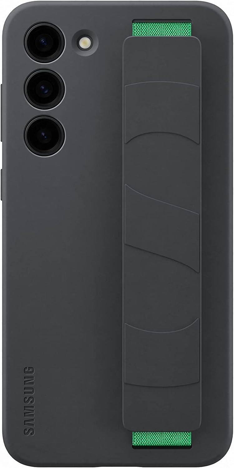 Samsung Silicone Grip Smartphone Case EF-GS916 für Galaxy S23+, Handy-Hülle, Fingerhalterung, Schlan