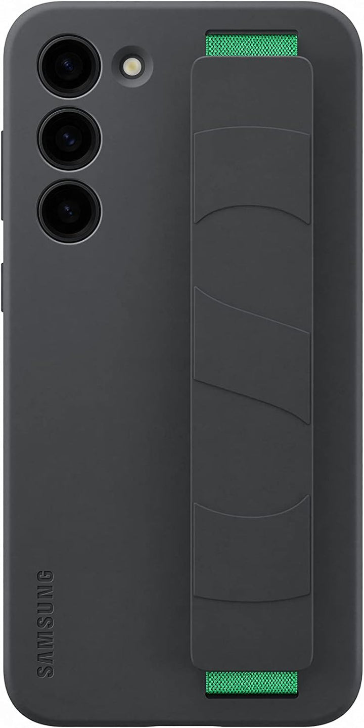 Samsung Silicone Grip Smartphone Case EF-GS916 für Galaxy S23+, Handy-Hülle, Fingerhalterung, Schlan