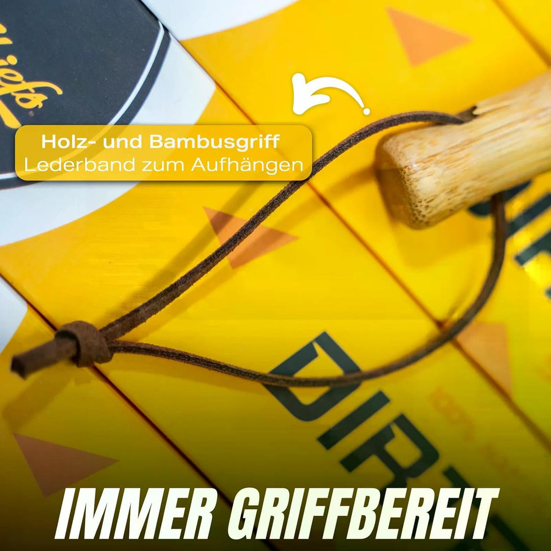 ShinyChiefs Dirt Buster - Staubwedel zur Reinigung von Displays &amp; Armaturen - Langer Staubwedel aus