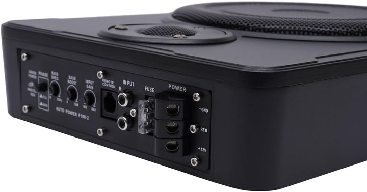 HarBin-Star Ultradünner Auto-Subwoofer mit Kabe Verbesserter Bass Aktive Lautsprecher 600W Leistung