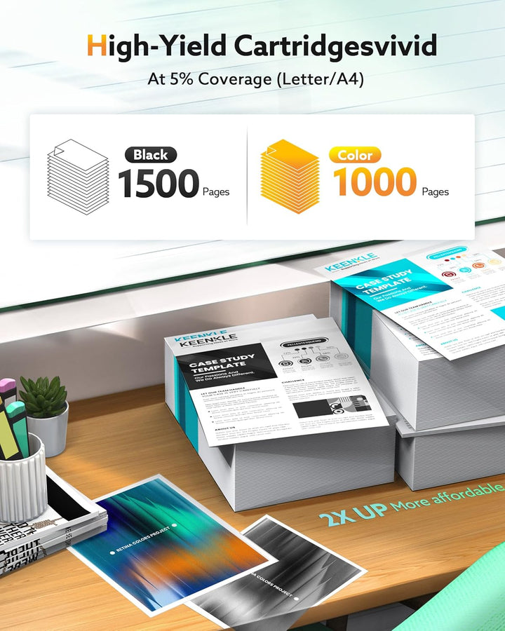 KEENKLE 4er-Pack CLT-P404C CLT-404S 404S Kompatible für CLT-K404S P404C für Toner C480w Xpress C480f