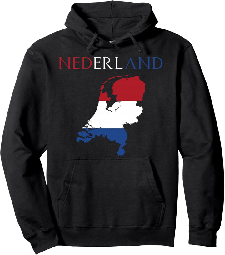 Niederlande Nederland Holland Silhouette Pullover Hoodie