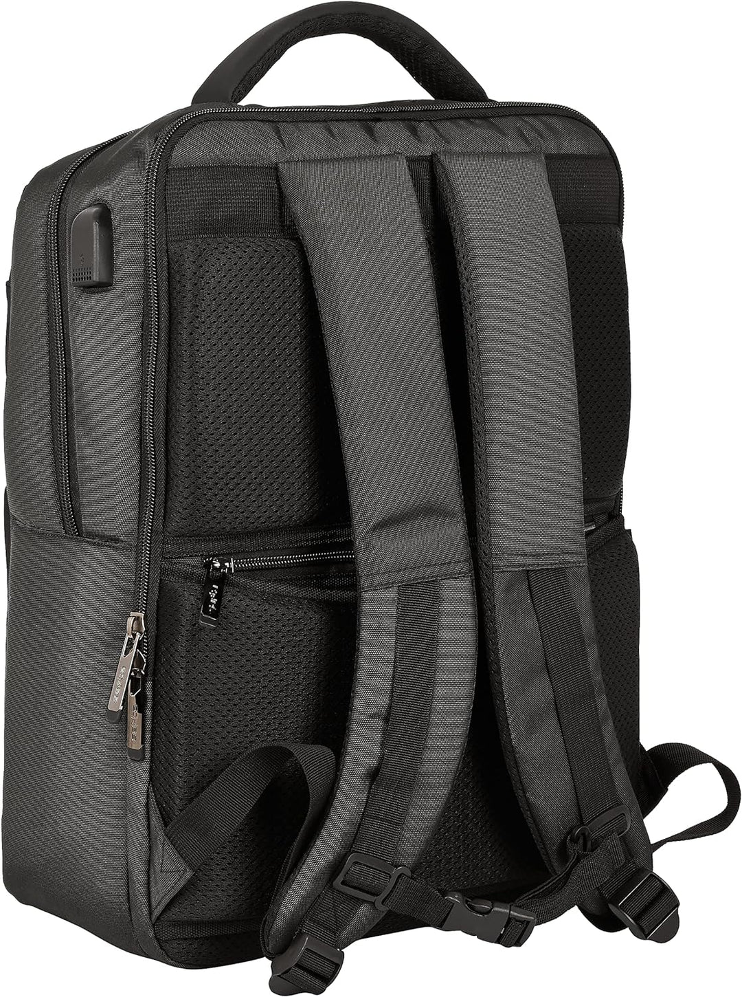 safta Unisex Kinder, 15,6 Zoll und USB Business Grey Rucksack mit 2 Taschen, 31 x 44 x 13 cm, bunt,