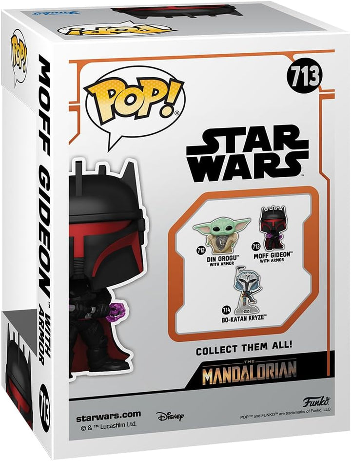 Funko Pop! Star Wars: The Mandalorian – Moff Gideon mit Armor - Vinyl-Sammelfigur - Geschenkidee - O