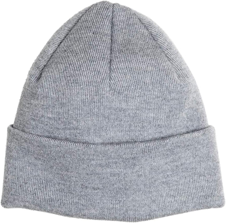 Leuchtfeuer Strickwaren Feinstrickmütze Föhr 306（anthrazit 100% Merinowolle, einfacher Umschlag，Made