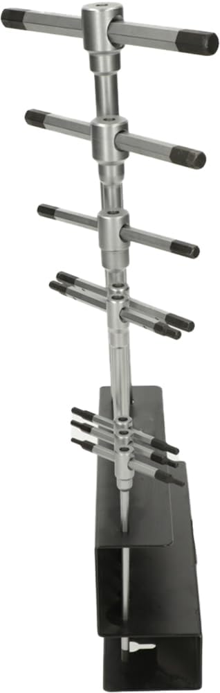 KS Tools 158.5111 8 Stück 8 Hex Schlüssel – T Griff/Ständer