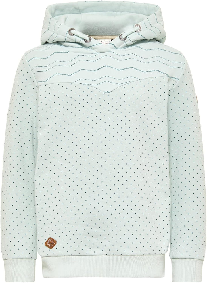 Ragwear Kristla Sweat Mädchen Sweatshirt mt Kapuze Kapuzenpullover Sweater Pullover aus weicher Baum