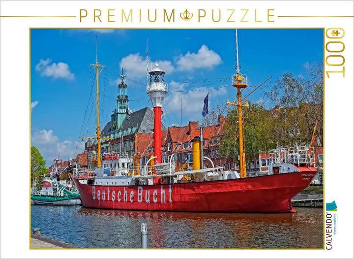 CALVENDO Puzzle Ostfriesland Emden 1000 Teile Lege-Grösse 64 x 48 cm Foto-Puzzle Bild von Peter Rode