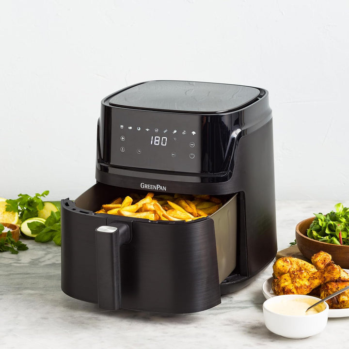GreenPan Switch 9-in-1 XL Air Fryer Backofen, 7,2 L, Antihaftbeschichteter Korb, Schnelles Aufheizen
