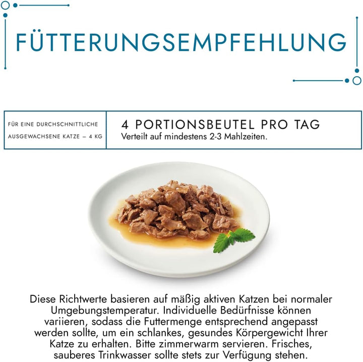 PURINA Gourmet Perle Genuss in Gelee Katzenfutter nass mit Huhn &amp; feiner Brathuhnnote 26er Pack (26