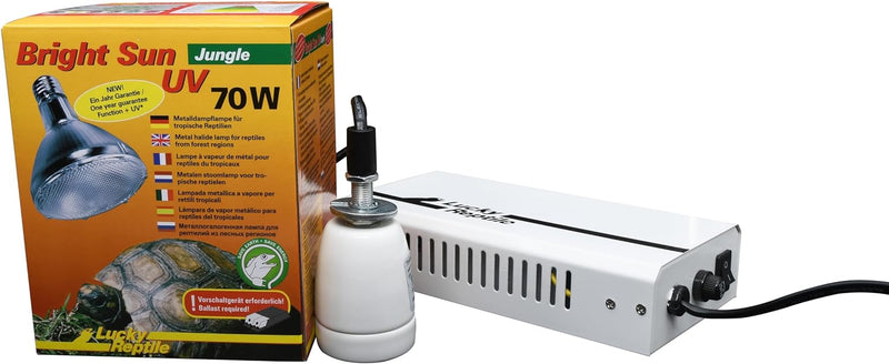 Lucky Reptile Bright Sun UV Jungle Komplettset - 50 W Metalldampflampe inklusive Fassung & Vorschalt