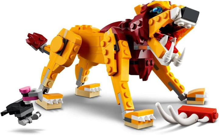LEGO Creator 3in1 Wild Lion 31112 3in1 Toy Building Kit Featuring Animal Toys for Kids, New 2021 (22