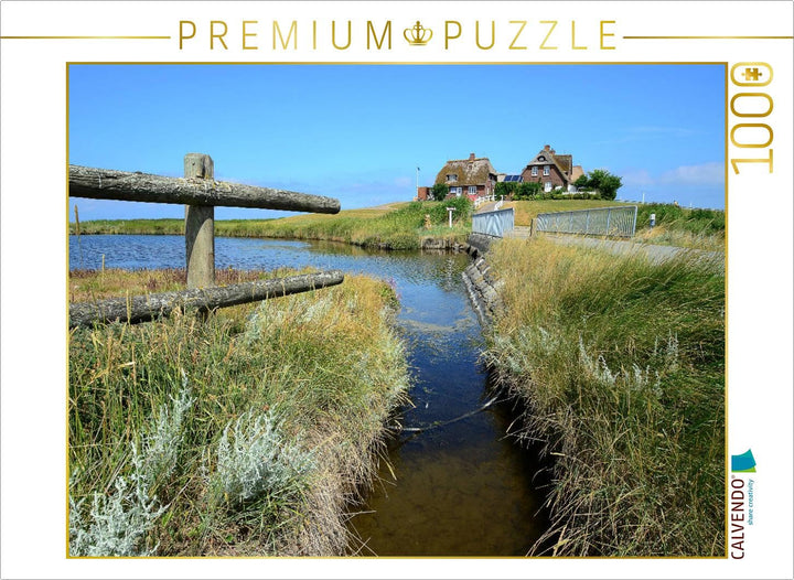 CALVENDO Puzzle Hallig Hooge 1000 Teile Lege-Grösse 64 x 48 cm Foto-Puzzle Bild von Sarnade, 1000 Te