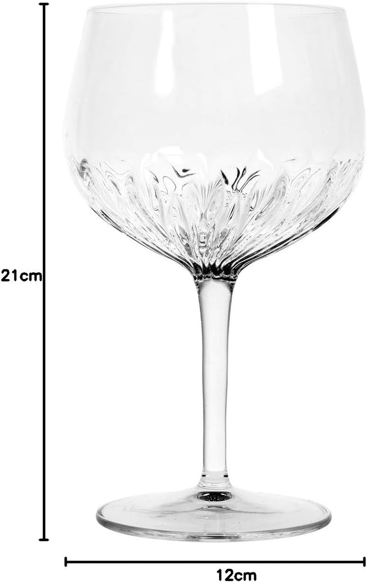 Luigi Bormioli 12464 Mixology Spanish Gin und Tonic Kelch, Cockatilglas, 800ml, Kristallglas, transp