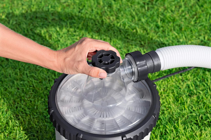 Bestway Filterpumpe, 5.678 l, mit Polysphere-Kugeln, für oberirdischen Pool – 27,2 cm x 27,2 cm x 42