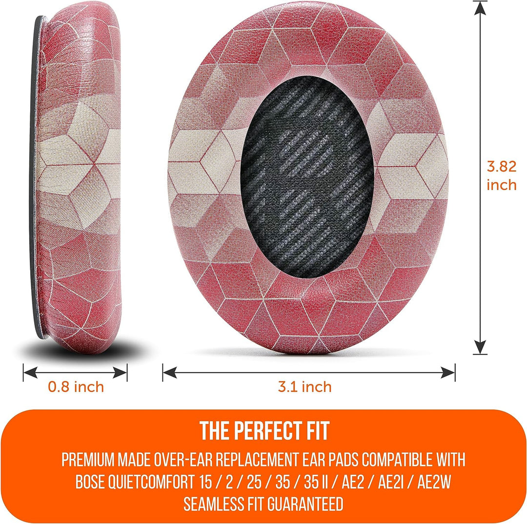 WC Wicked Cushions Ersatzohrpolster Kompatibel mit Bose QuietComfort 35 (QC35) & QuietComfort 35ii (
