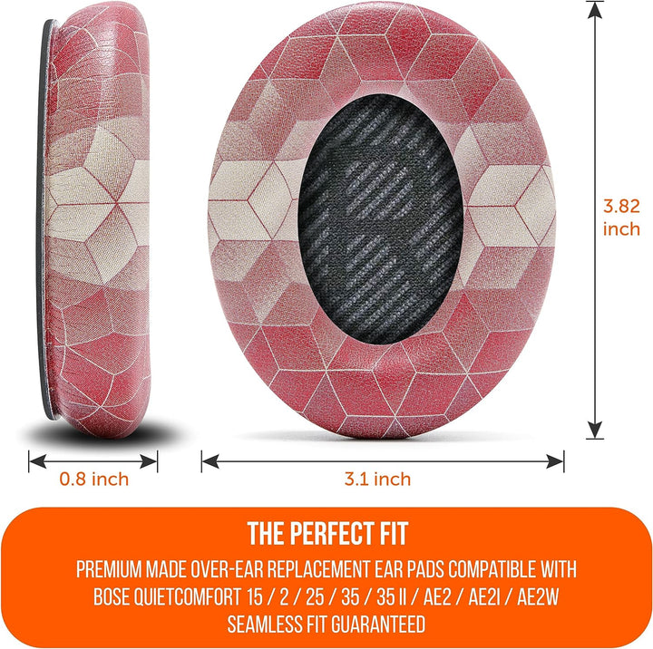 WC Wicked Cushions Ersatzohrpolster Kompatibel mit Bose QuietComfort 35 (QC35) & QuietComfort 35ii (