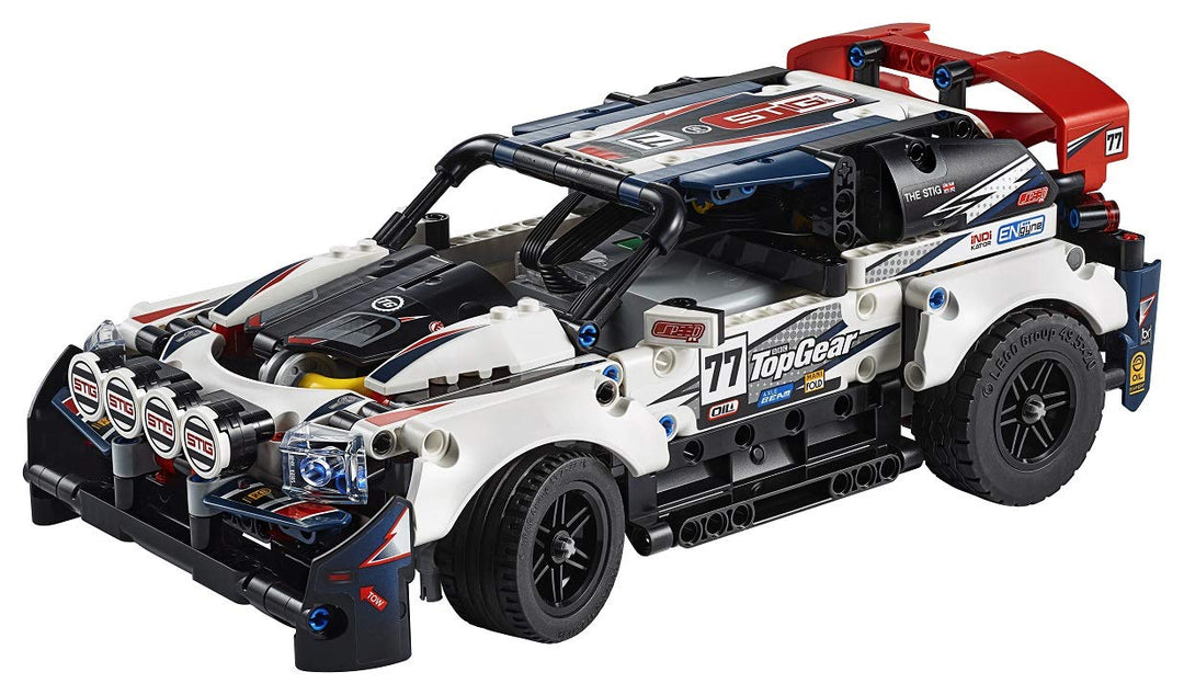 LEGO 42109 Technic Control+ Top-Gear Ralleyauto mit App-Steuerung, Rennauto, ferngesteuertes Auto, S