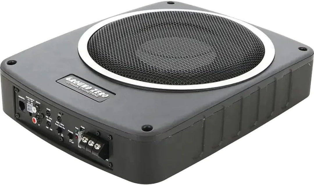 Ground Zero I 25 cm Flacher Aktiv-Subwoofer I GZCS SW-1000A