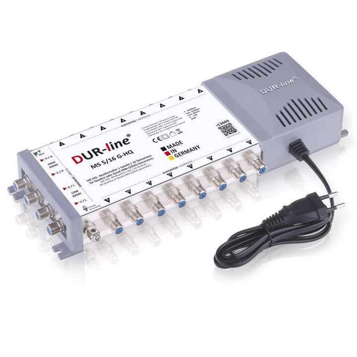 DUR-line MS 5/16 G-HQ - Multischalter - Made in Germany - SAT Multischalter für 16 Teilnehmer/TV - s